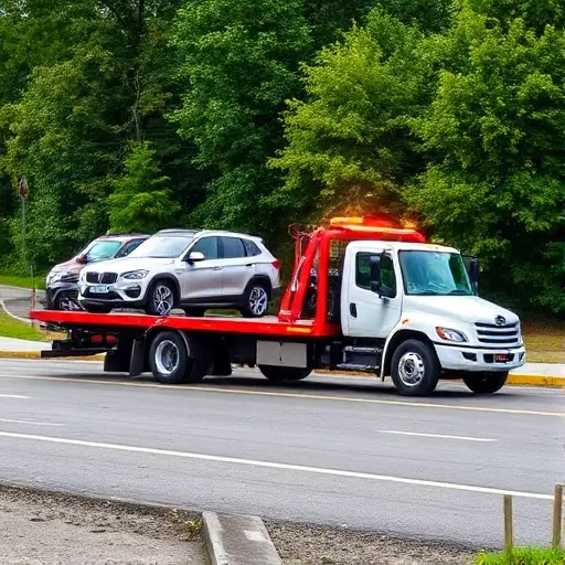 Процесс эвакуации автомобиля — управление эвакуатора